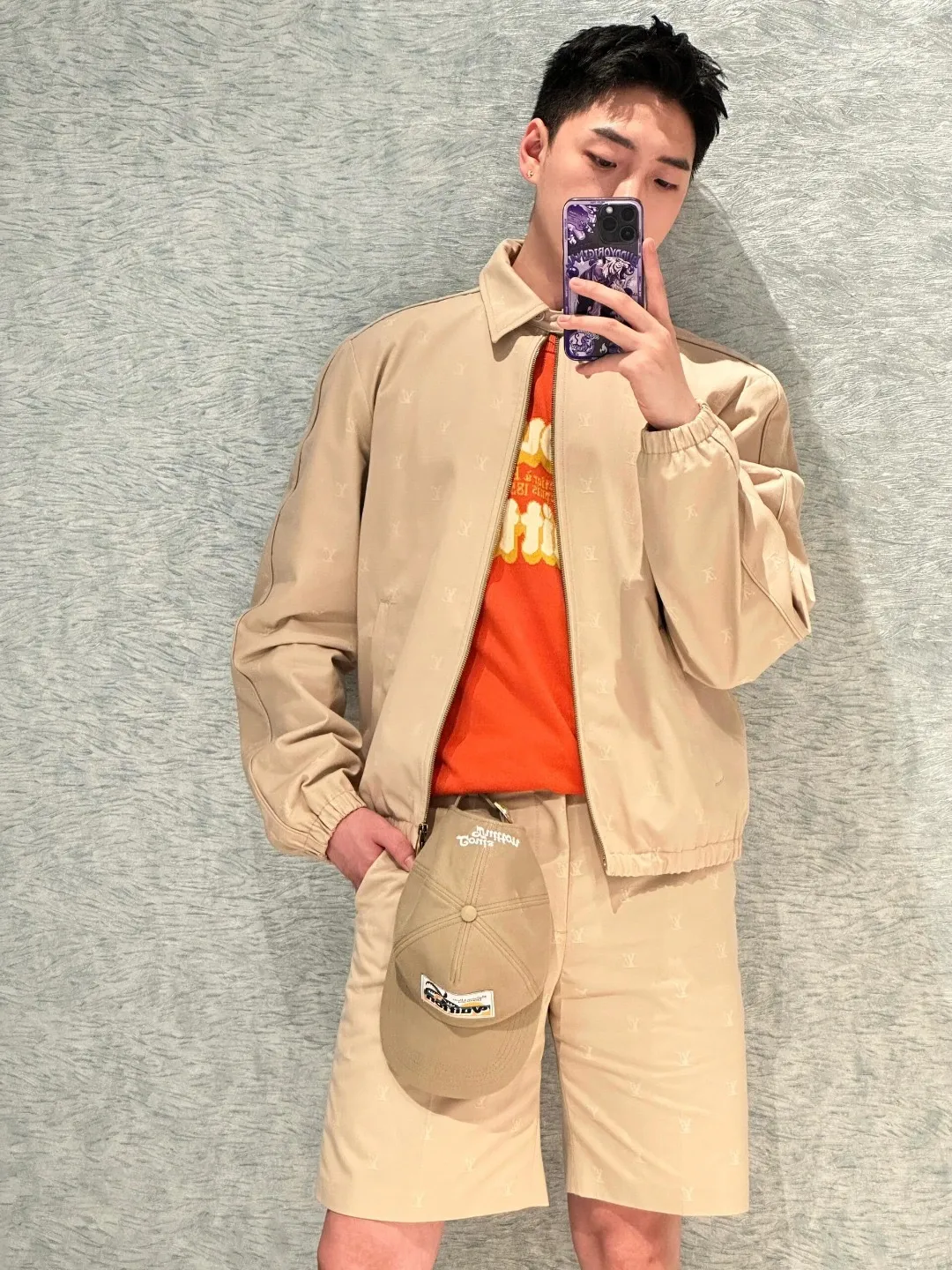 Louis Vuitton 24Fw Full Print Jacquard Jacket Jacket